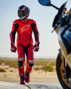 量身定做赛道连体皮衣GP PLUS V4赛车服非a星摩托装备机车骑行服