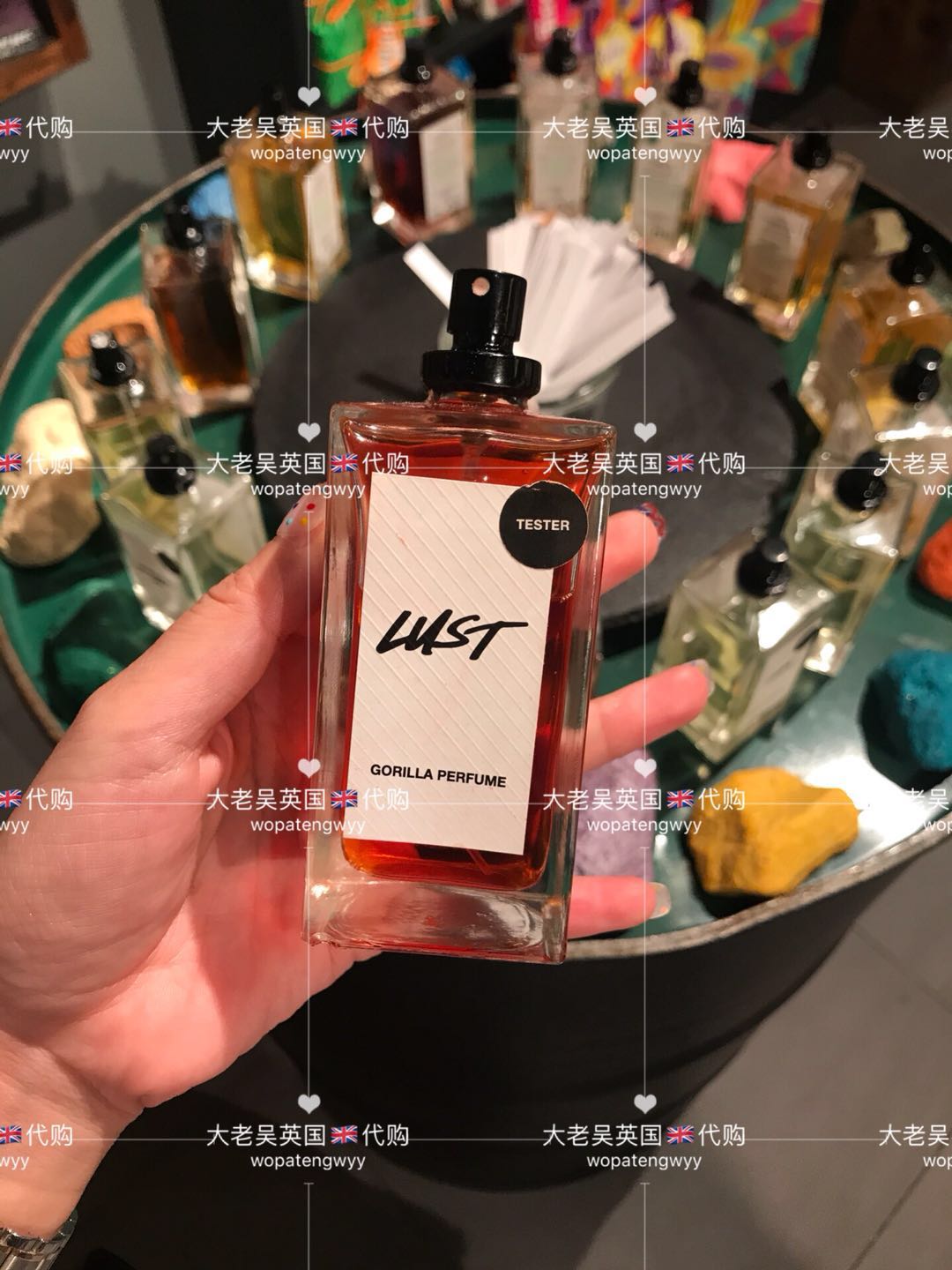 现货香水 英国 lush纯植物LUST诱惑男女香水/香水膏 11