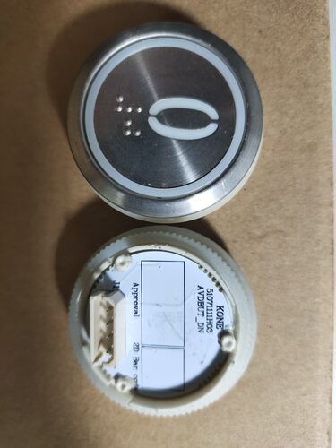 通力电梯圆按钮1楼0层