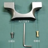 新款 钛合金龙齿弓头龙齿惊雷弓头TC21钛合金弹弓弓头配件大全F1