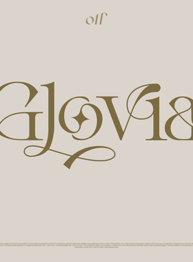 3SD3欧式复古英伦新古典主义巴洛克时尚衬线花体PS英文字体安装包