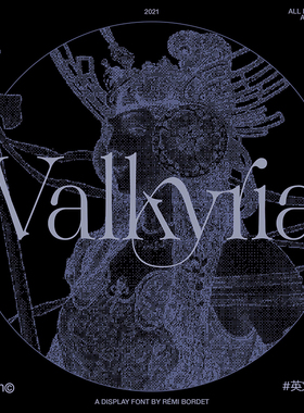 3SD3高级专业商业精致细腻服装模特杂志标题排版PS英文字体安装包