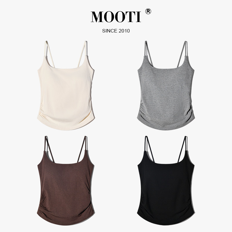 细肩带吊带背心女新款文胸一体保暖带胸垫显瘦美背清纯上衣外穿,女士内衣/男士内衣/家居服,保暖背心,淘宝优惠券,粉丝福利购,淘宝优惠卷