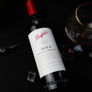 奔富（Penfolds）bin8 法国干红葡萄酒 原瓶进口红酒 中文行货