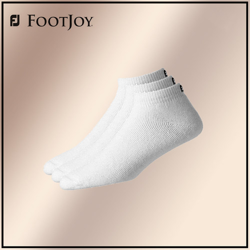 Footjoy高尔夫白色袜子