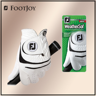 FootJoy高尔夫手套 WeatherSof男士舒适透气Golf 左/右手