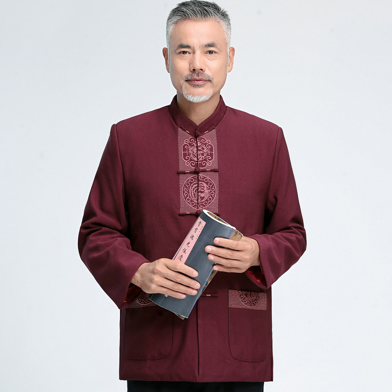 唐装男士春秋季长袖外套