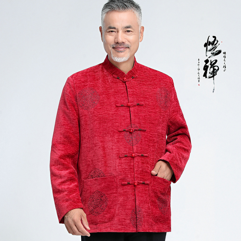 唐装男士长袖中式风汉服休闲夹克