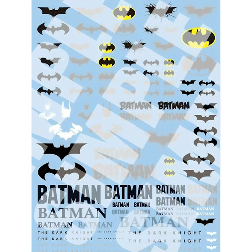 BATMAN蝙蝠侠标识水转印贴纸