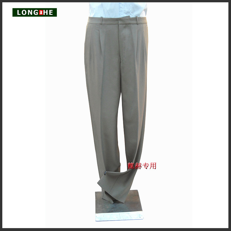 龍赫品牌中老年男士高档商务纯色毛料直筒西裤春秋加肥加大长裤子在类目 男装, 西裤中 - 来自Buy2taobao.com提供专业的淘宝代购服务