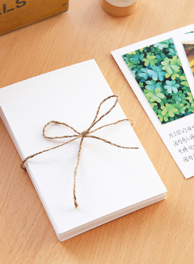 云木杂货 双面空白荷兰白卡纸A6明信片水彩卡纸手绘DIY贺卡卡片