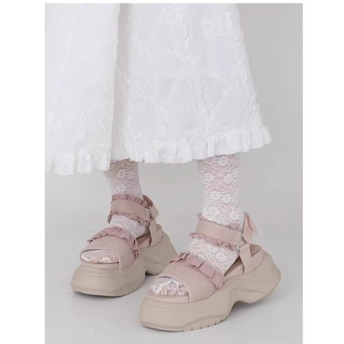 复古法式lolita洛丽塔荷叶边