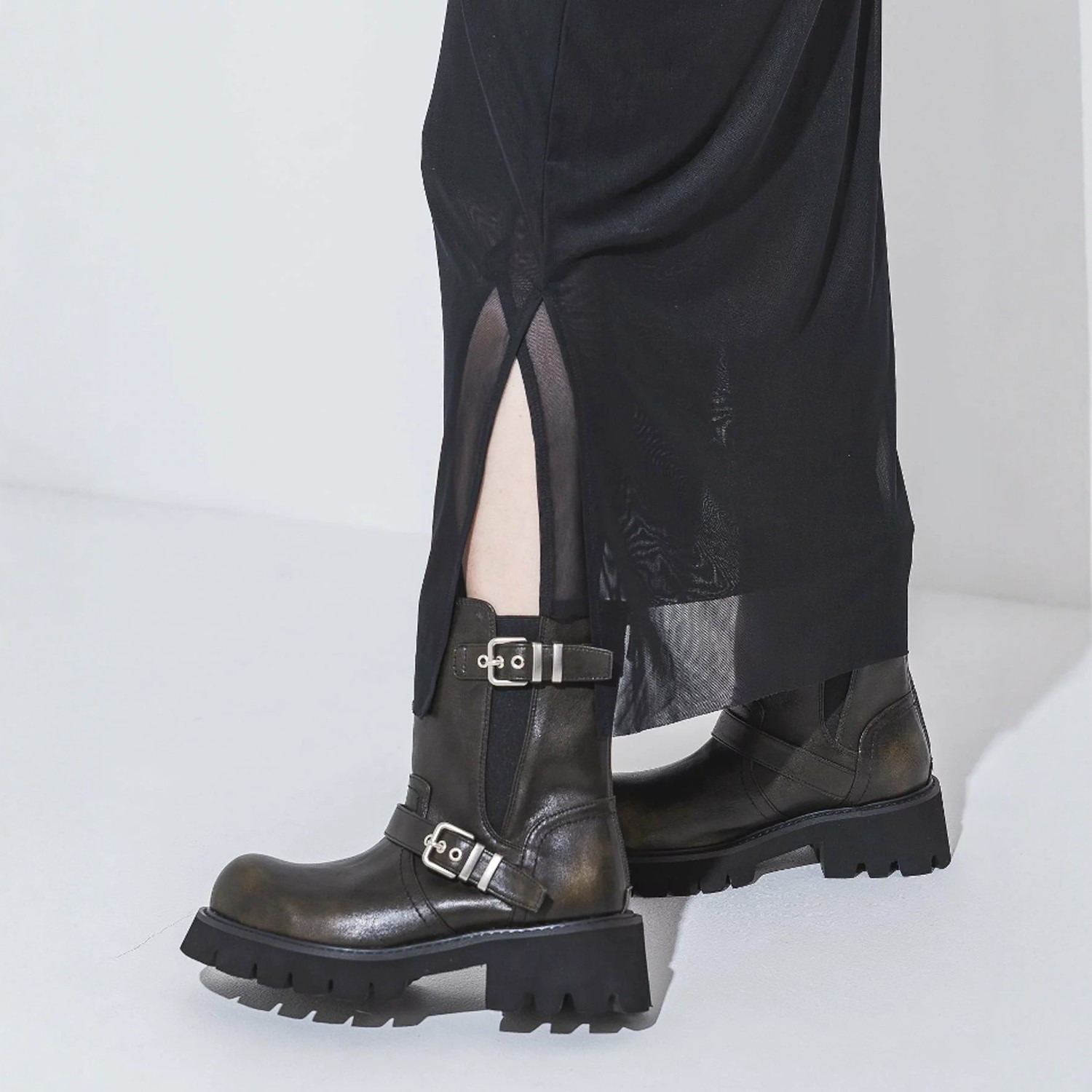 原238！jea酷飒复古英伦厚底增高日系短靴女靴马丁靴西部靴机车靴,女鞋,切尔西靴,淘宝优惠券,粉丝福利购,淘宝优惠卷