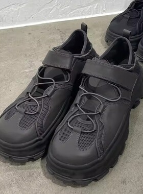 EMOD*A！超透气！N可以暴走网布拼接女日系复古休闲运动老爹鞋