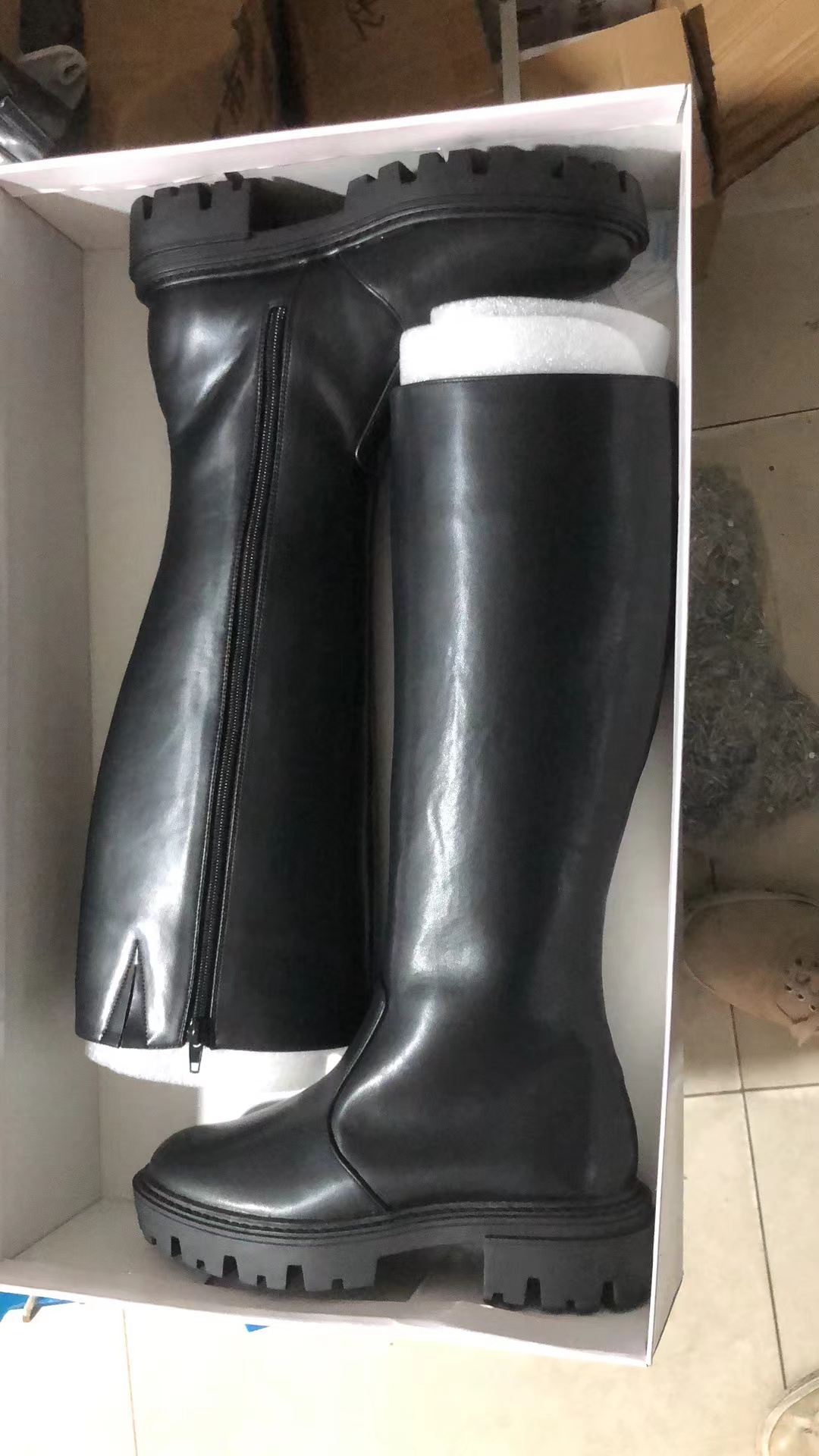 马丁靴厚底显瘦长靴日系