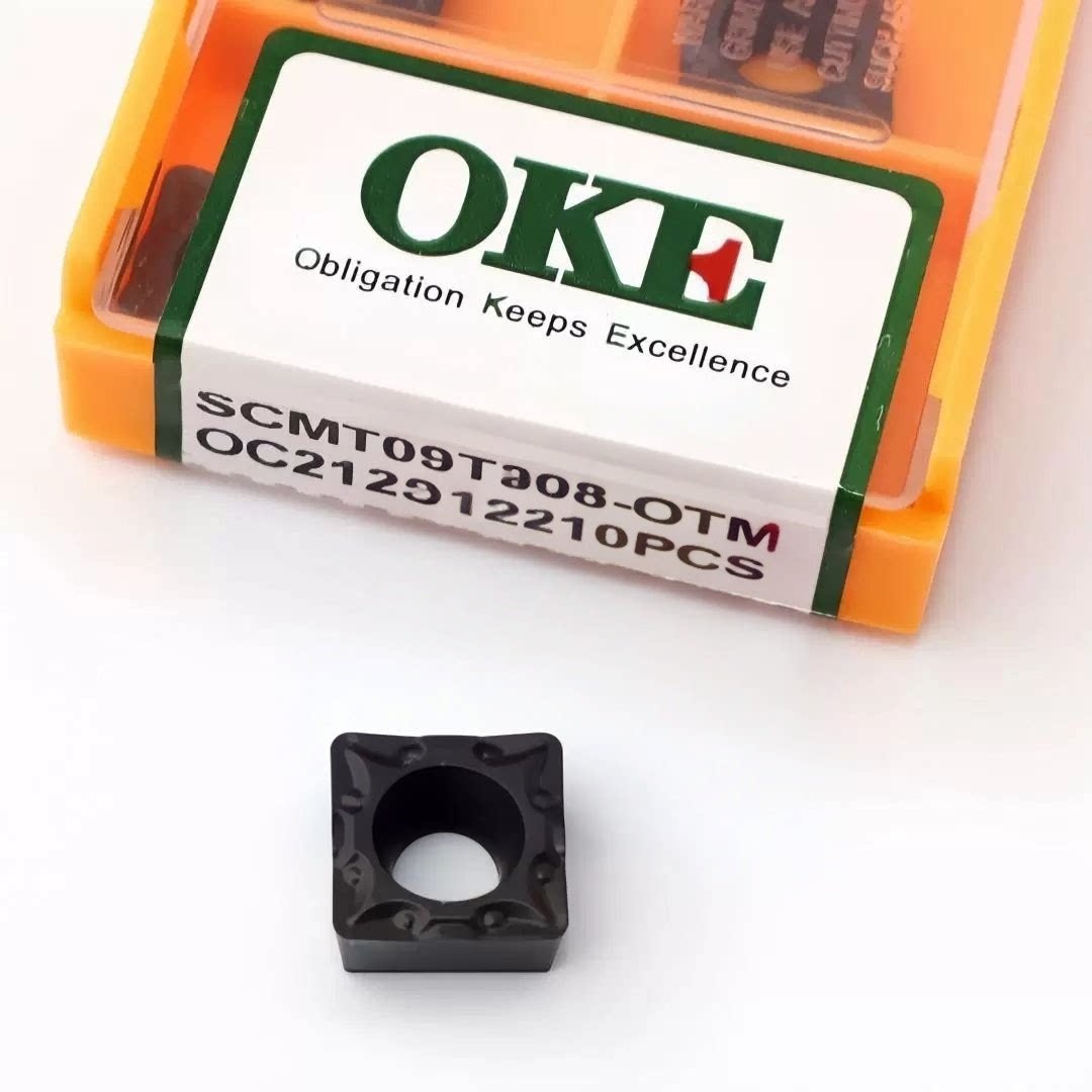 OKE 小四方数控镗孔车刀片SCMT09T304/09T308-OTM OC2125钢件加工图片