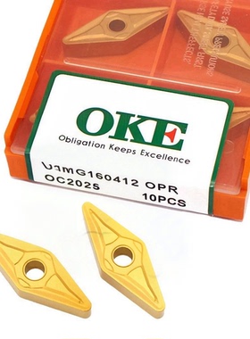株洲OKE 数控车刀片 VNMG160412-OPR OC2025 加工钢件 正品保证