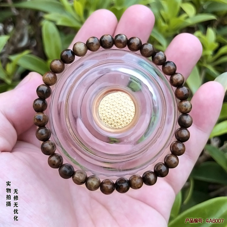 柳工坊海柳血柳手串男女情侣父母朋友礼物佛珠桶珠6mm精品黄包邮