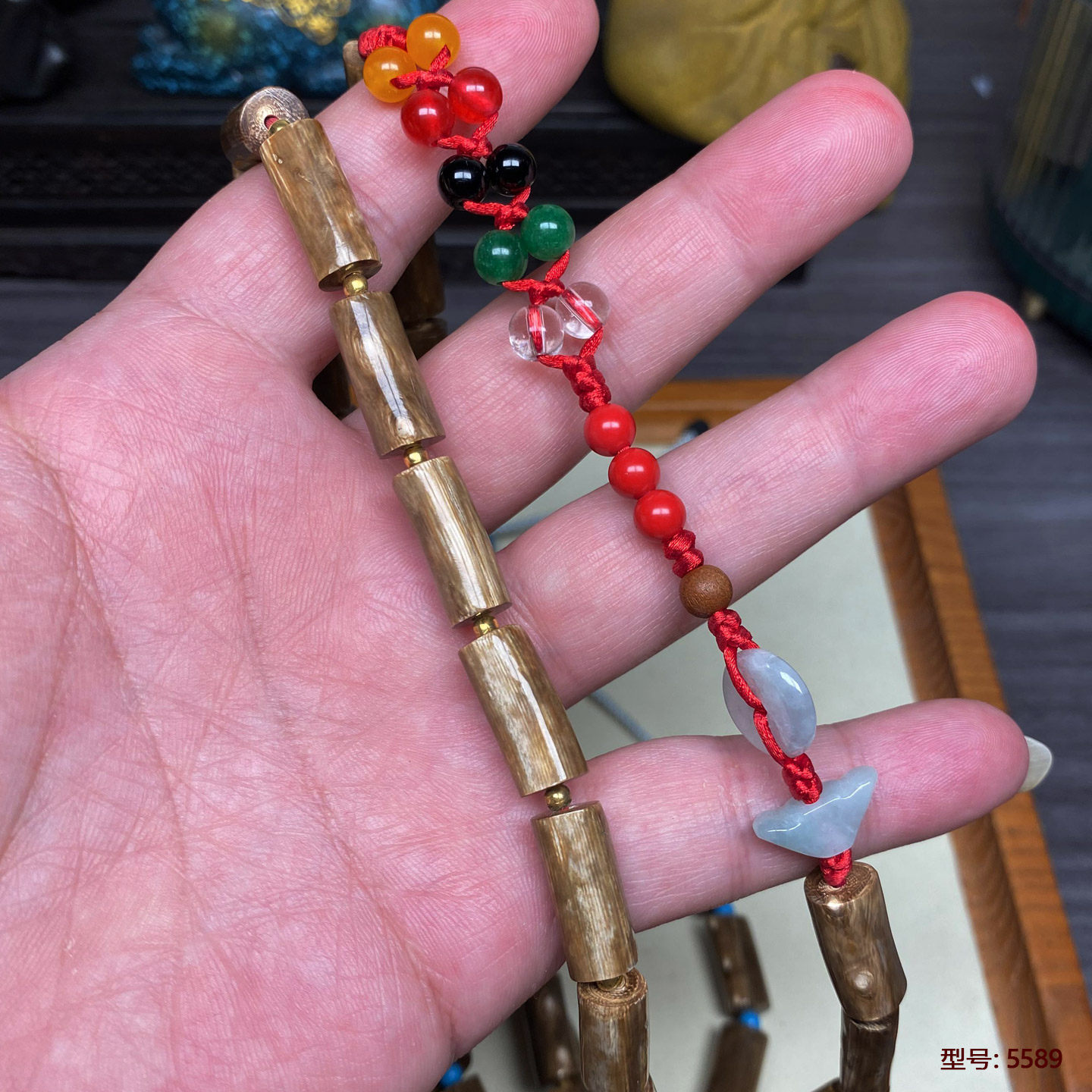 天然金珊瑚随型手串DIY配件