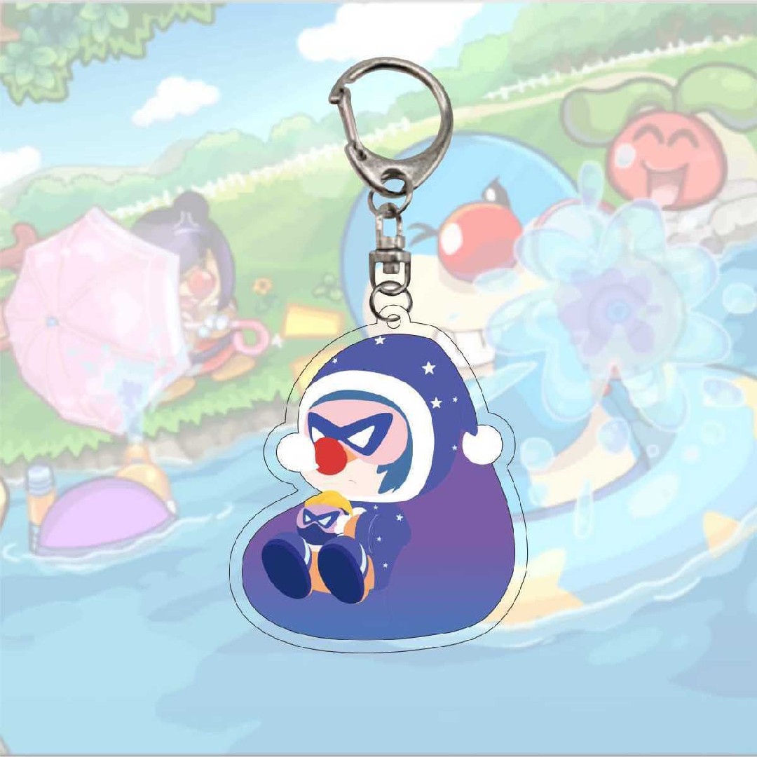 摩尔庄园rk瑞琪周边双面钥匙扣