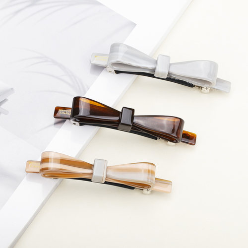 韩国发夹醋酸树脂简约蝴蝶结