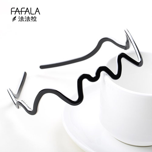 专柜法国佩妮细波浪女不夹头发箍