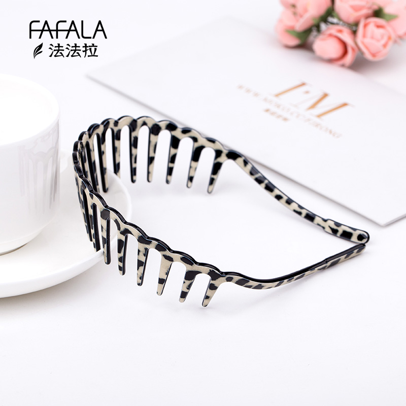 百搭头箍女韩国甜美波浪压发饰