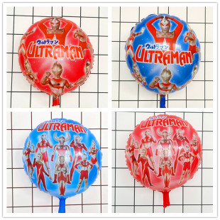 大战兵团超人圆形起批批 飘空气球卡通超人 王子新款 玩具店