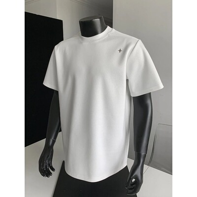 夏季重磅纯棉320Gboxy男T恤