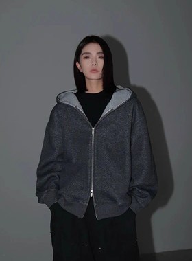 460g重磅拼色连帽卫衣男女美式