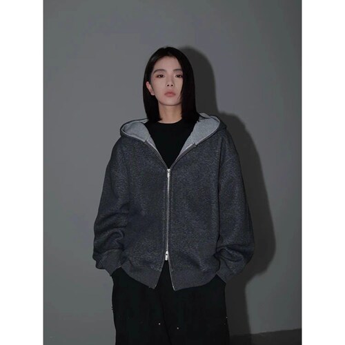460g重磅拼色连帽卫衣男女美式