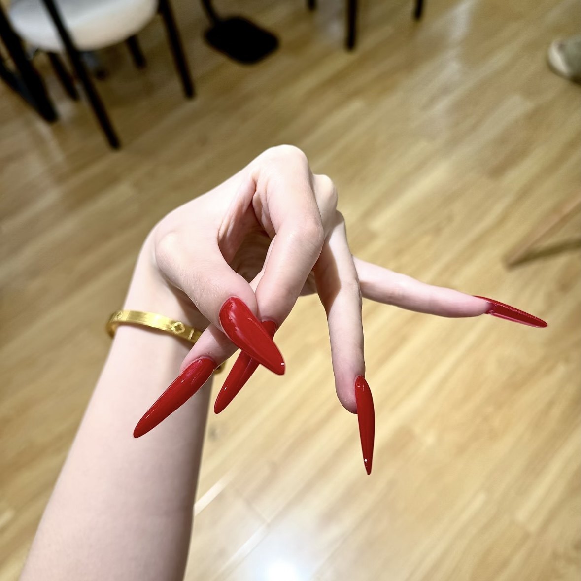 纯手工定制秋冬显白穿戴甲纯色长款美甲成品,彩妆/香水/美妆工具,穿戴甲/甲片,淘宝优惠券,粉丝福利购,淘宝优惠卷