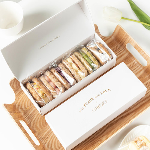 ins风高档达克瓦兹费南雪包装盒