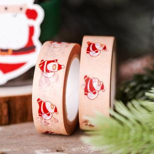 diy装 2025圣诞节不干胶贴纸胶带礼物包装 饰饼干糖果烘焙 特价