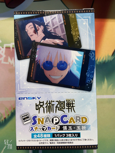 Ensky 咒术回战怀玉 玉折 场面写拍立得风相卡 SnapCard