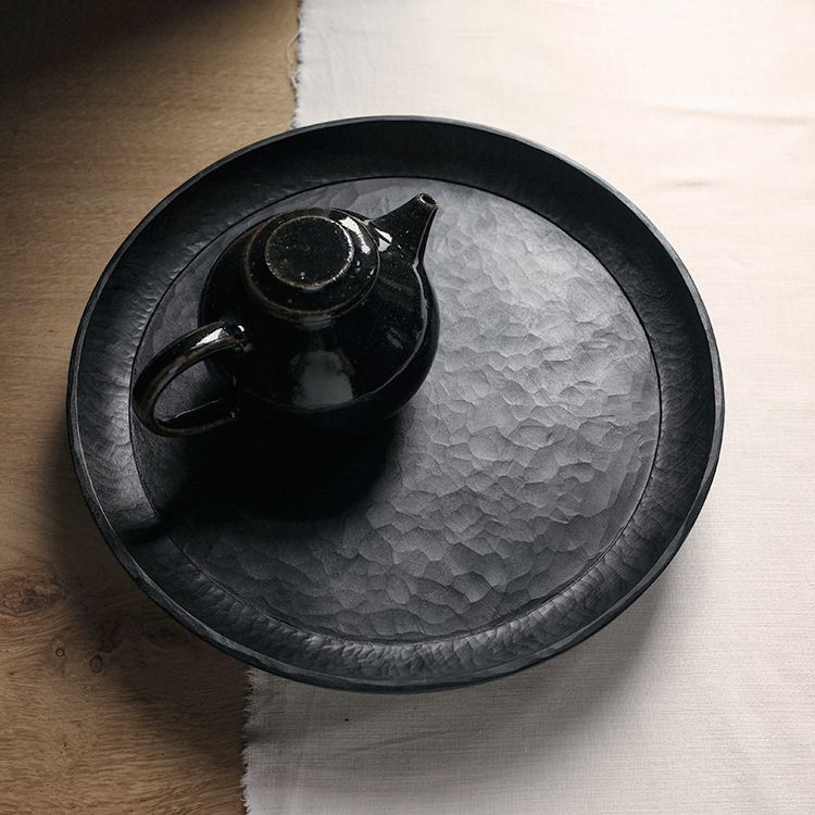 ZASUI大漆侘寂风日用好物茶盘ins图片