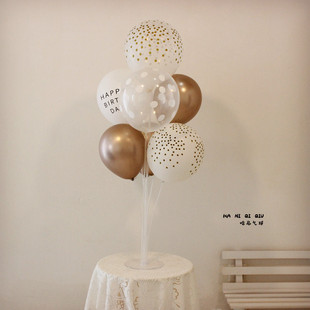 森系复古桌摆桌飘气球装饰活动布置周岁生日满月百天百日宴装扮