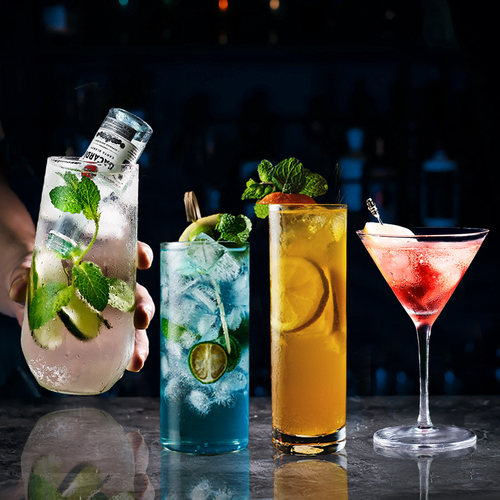 柯林杯直身鸡尾酒长岛冰茶杯调酒