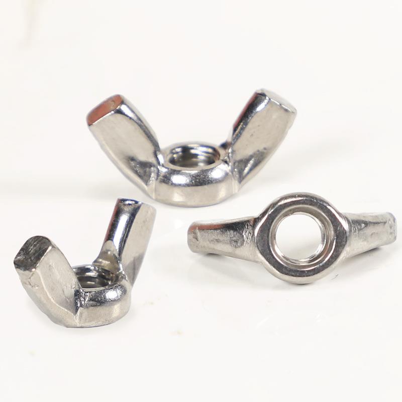 2蝶母01不锈钢形螺羊角家螺丝帽元宝929罗母手拧螺母厂M4/M5/M6