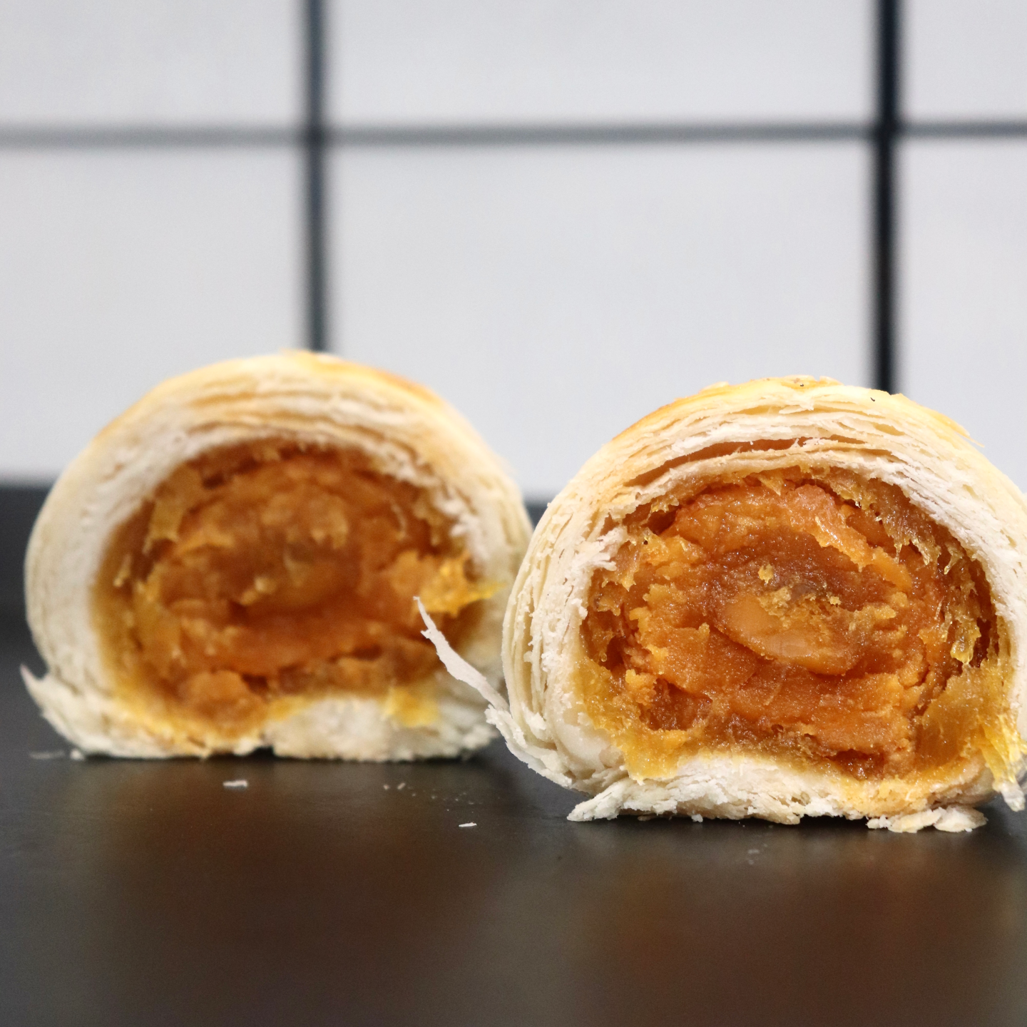 低甜度手工现做蛋黄酥红豆沙凤梨黑芝麻乌龙茶馅茶点好吃糕点礼盒