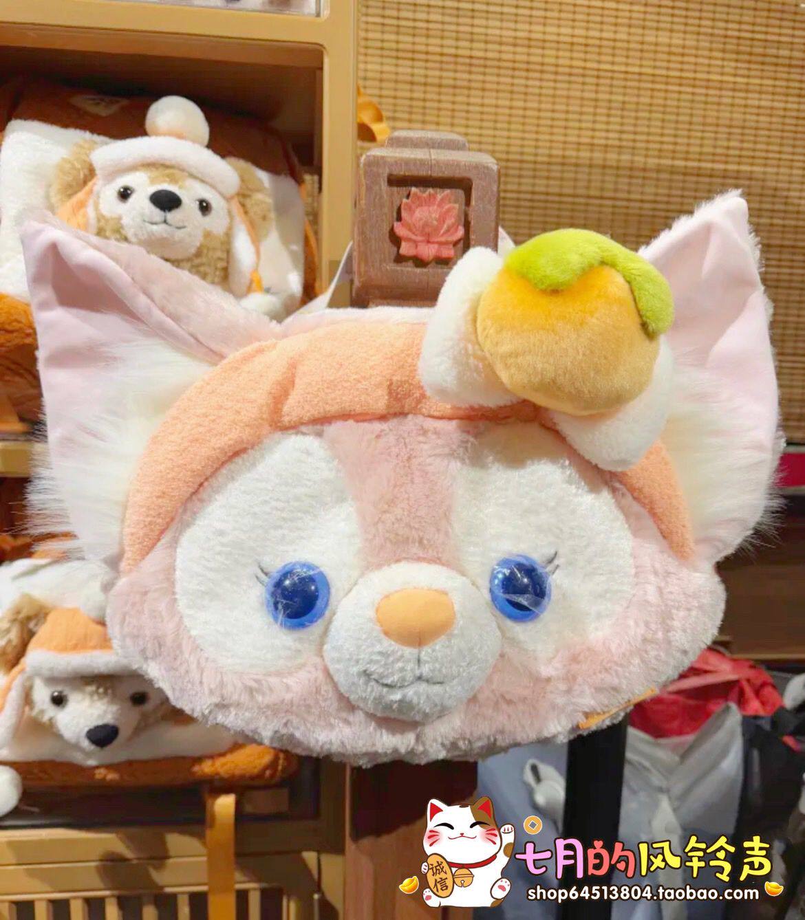 上海迪士尼国内代购25新春玲娜贝儿大脸包手提包出游拎包双肩包