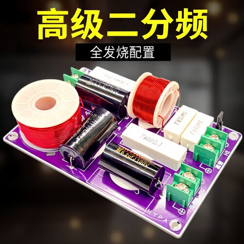 发烧音响音箱HIFI二分频分频器