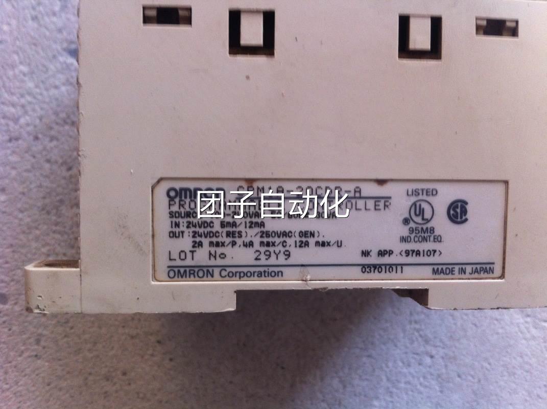 A原装拆机 CPM1A-20CDR-A欧姆龙 PLC 功能包好 实物图询价