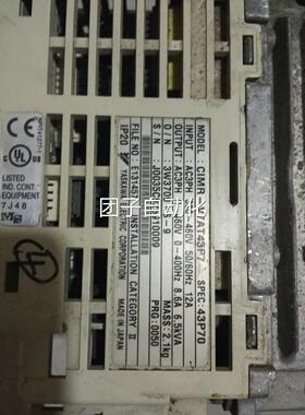 A原装拆机安川变频器CIMR-V7AT43P7 3.7KW 380V不包好坏 实物图询