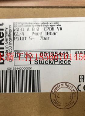 议价全新原装正品宝德burkert电磁阀  2031 A 现货￥