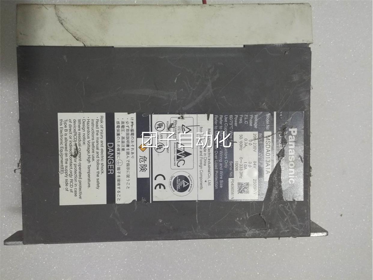 A拆机松下伺服驱动器MSDA013A1A 功能包好 实物图询价