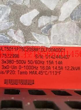 议价T/C:VLT5011PT5C20SBR1DLF00A00C1 丹佛斯变频器原装拆￥