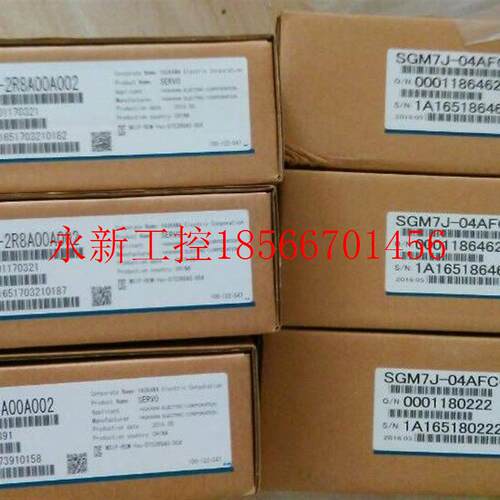 议价400w安川7代一套SGD7S-2R8A00A002+SGM7J-04AFC6S 正品￥