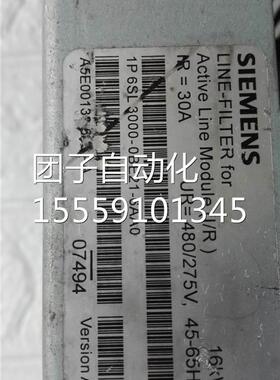 滤波器 6S0L3000-BE2-6AA0 6KW 1 1191212询价
