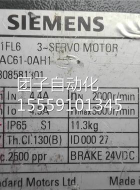 11FL6064-1A C6-0AH11.5KW机伺服电 西询价